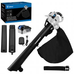 Воздуходувка-пылесос садовая аккумуляторная DEKO DKBL20V PRO, 2х4.0Aч 081-2262