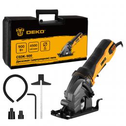 Дисковая (циркулярная) пила DEKO CSDK-900 в кейсе, 900Вт, 85мм диск 085-1154