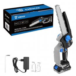 Пила цепная аккумуляторная бесщеточная DEKO DKCHS 20V, 20В, 1x3.0Ач 085-2010