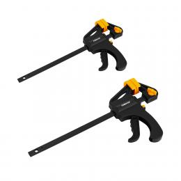 Струбцина быстрозажимная 100 мм DEKO RCL100-2, 2 шт 083-3006