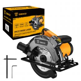 Дисковая (циркулярная) пила DEKO DKCS1800W Laser, с лазерным указателем, 190мм, 1800Вт 086-1012